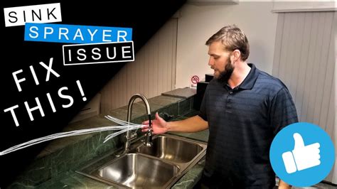 Kitchen Sprayer Won't Stop Spraying