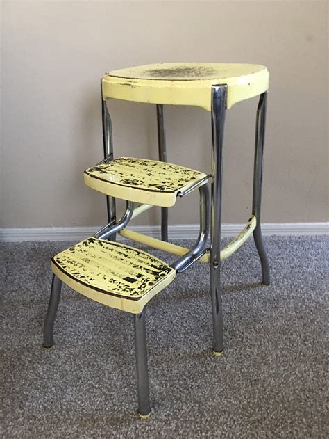 Kitchen Stool Steps Retro