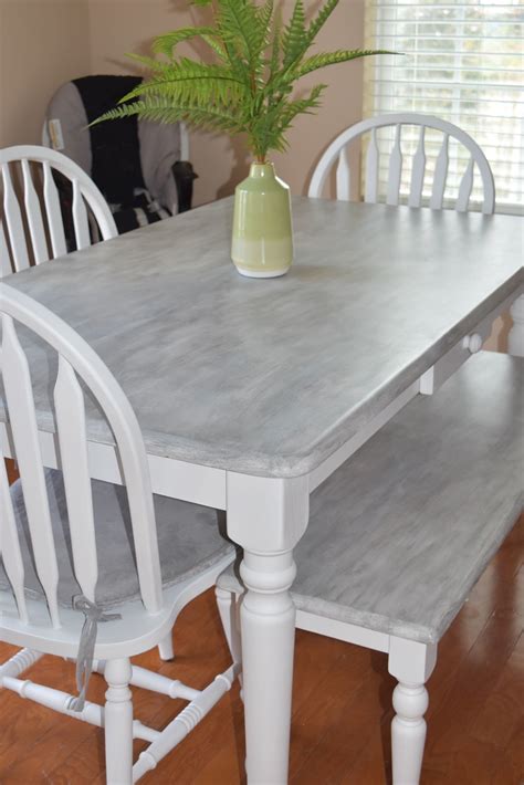 Kitchen Table Painted With Chalk Paint
