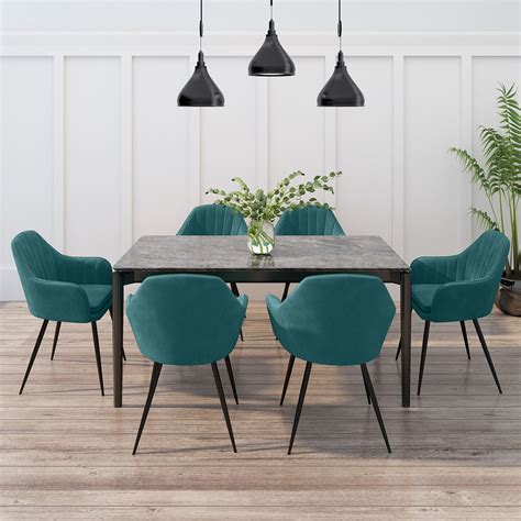 Kitchen Table With Teal Chairs