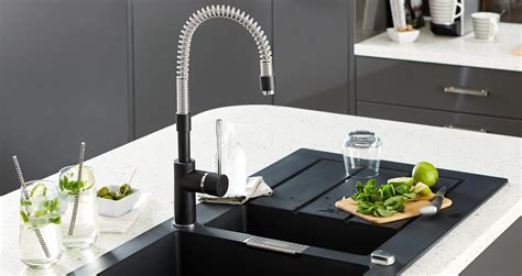 Kitchen Taps B Q Black