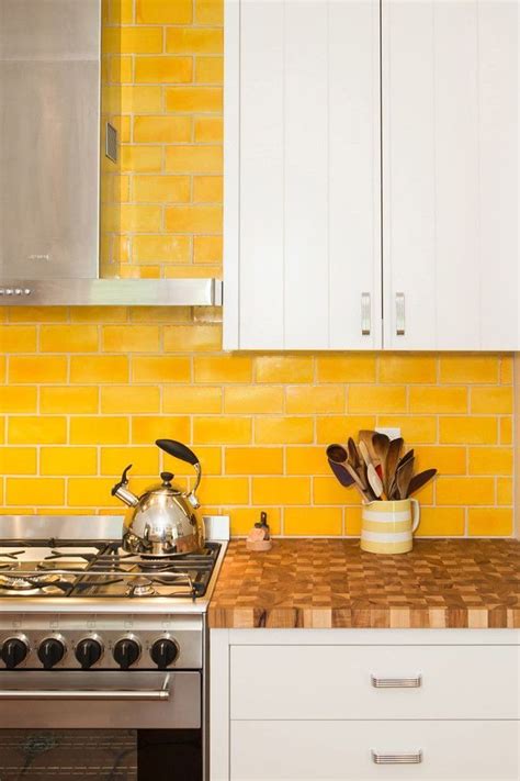 Kitchen Tiles Yellow