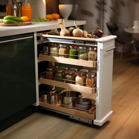Kitchen Trolley With Bin