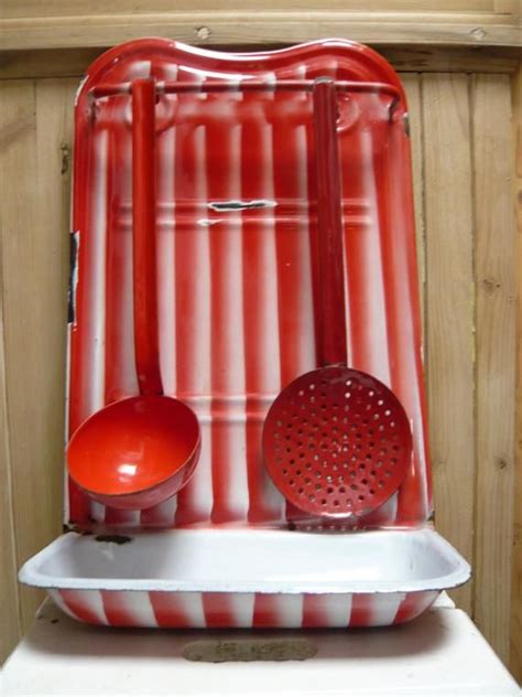 Kitchen Utensils Holder Red