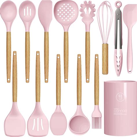 Kitchen Utensils Set Pink