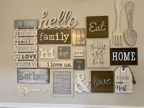 Kitchen Wall Decor Collage