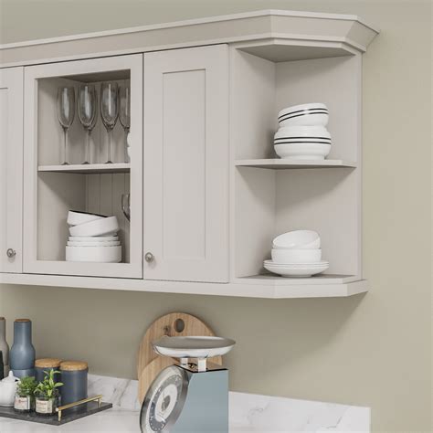 Kitchen Wall End Shelf Unit