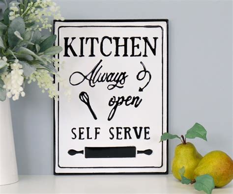 Kitchen Wall Signage