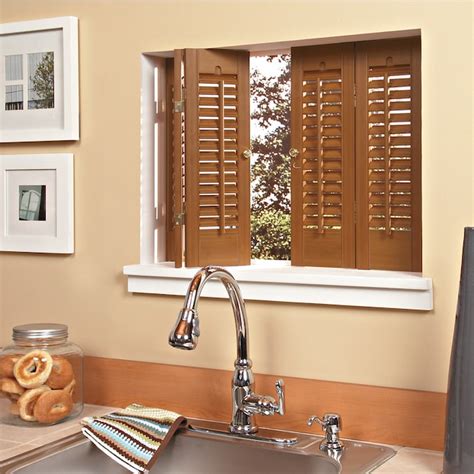 Kitchen Window Interior Shutters