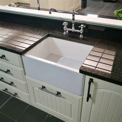 kitchen with belfast sink