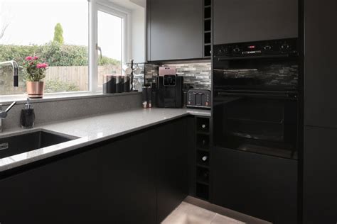 Kitchen Worktops Matt Black