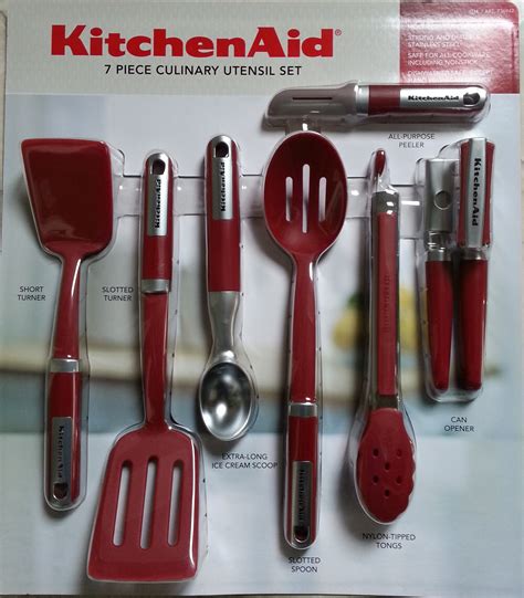 KitchenAid 5pc Red Kitchen Utensils Set (KM412ER) Shopee Malaysia