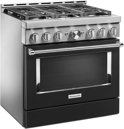 Kitchenaid 36 Gas Range Black