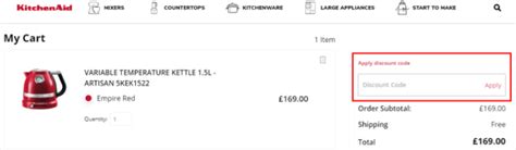 Kitchenaid Appliance Discount Code