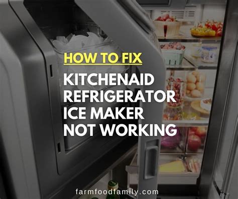 Kitchenaid Ice Maker Quit Working