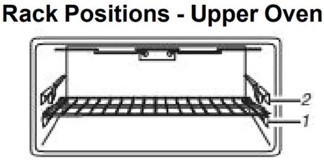 Kitchenaid Oven Rack Position