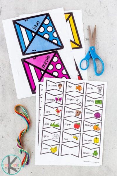 Kite Matching Game Printable
