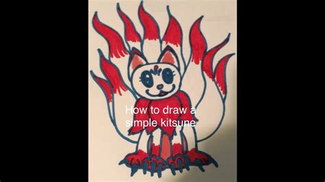 Kitsune Easy Drawing