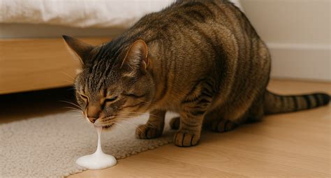 Kitten Throwing Up Foam