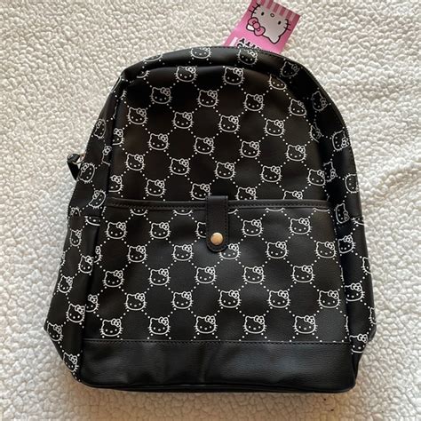 Kitty Black Backpack