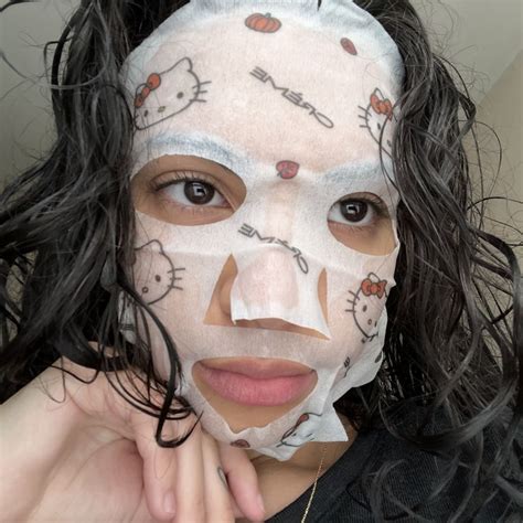 Kitty Face Mask Black
