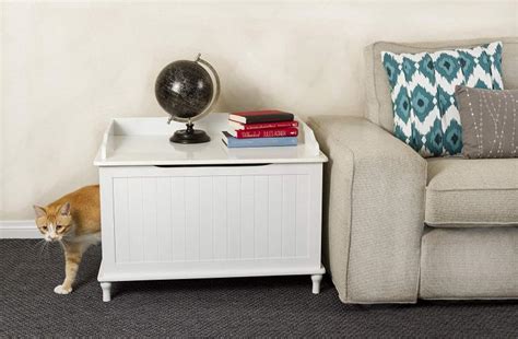 Kitty Litter Box Side Table