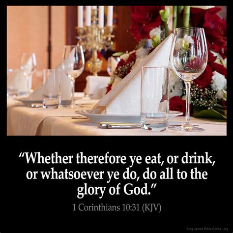 kjv 1 corinthians 10:31