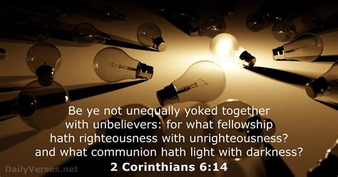 kjv 2 corinthians 6:14