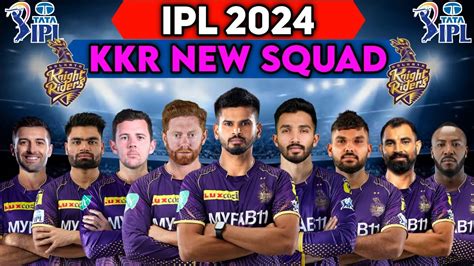 kkr squad 2024 players list