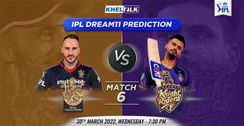 kkr vs rcb dream11 prediction today match