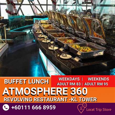 kl tower lunch buffet price