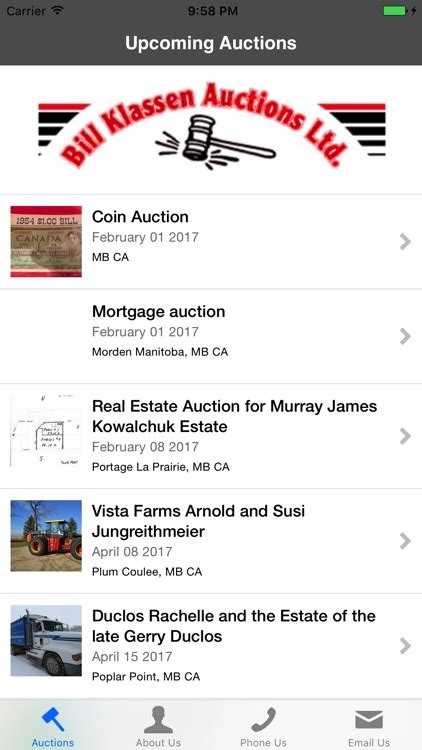 klassen auction and realty