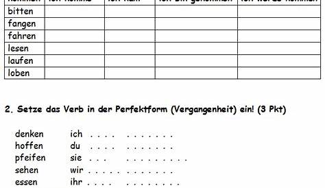 Zeitformen - Deutsch Unterricht Klasse 5