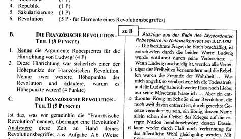 Arbeitsblatt: Geschichte Klassenarbeit - Geschichte - Neuzeit