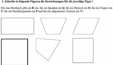 Geometrie 4 Klasse Übungen Mit Lösungen | Arbeitsblätter bei Mathe