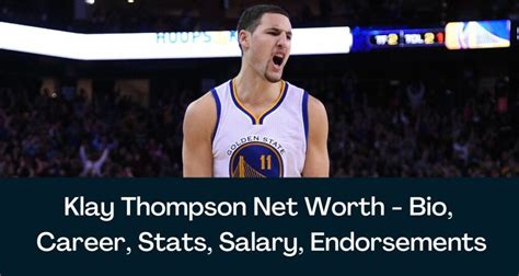klay thompson career earnings