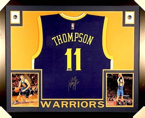 klay thompson signed jersey