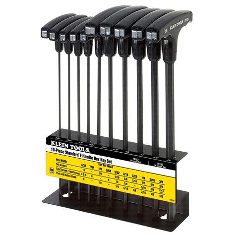 Klein T Handle Hex Key Set