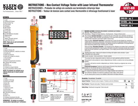 Klein Voltage Meter Instructions