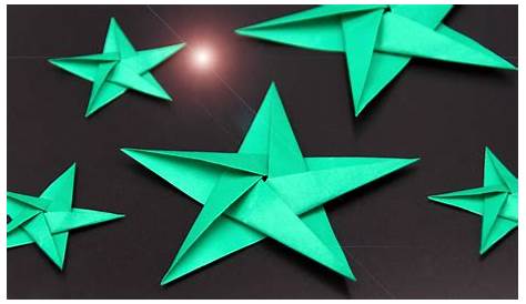 8-zackige Origami Sterne aus Papier falten - Anleitung | Christmas