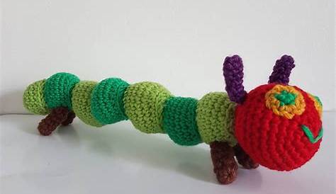 Raupe Nimmersatt gestrickt | Hungry caterpillar craft, Hungry