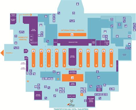 klia arrival hall map
