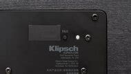 Klipsch Subwoofer Controls