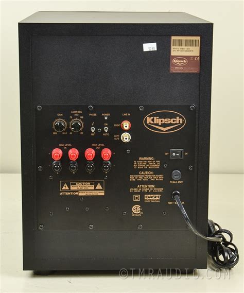 Klipsch RPW10 powered subwoofer Photo 4108795 UK Audio Mart