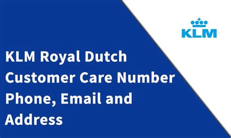 klm customer contact centre number