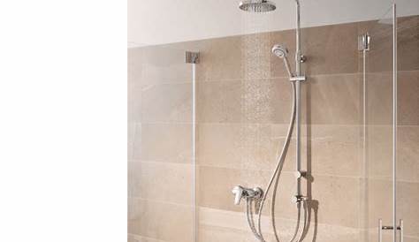 Kludi FIZZ thermostatic dual shower system 1/2", wall