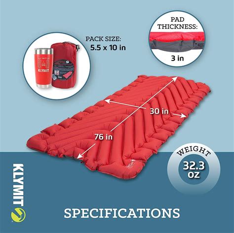 Klymit Backpacking Sleeping Pad
