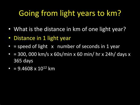 Cool Km To Light Year Ideas