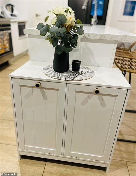 Kmart Laundry Hamper Cabinet Bin Hack