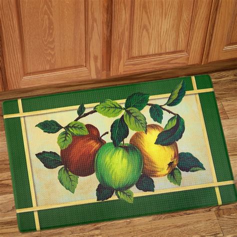 kmart washable kitchen rugs apples